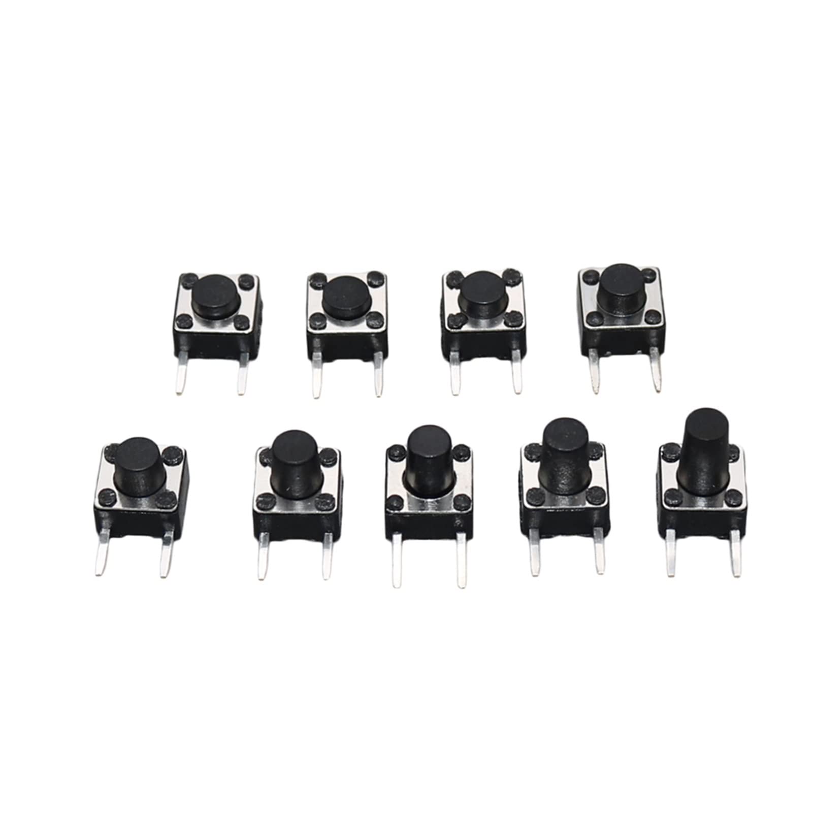 Kit Microinterruttori Tattili 90pz - 9 Altezze 4,3~9mm Per Elettronica E Hobby