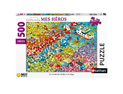 Puzzle 2000 pièces : En bord de plage Ravensburger Nathan - vue 2