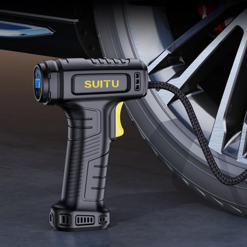 Amazon | ワイヤーレスカーインフレーターポンプ コードレス 車用