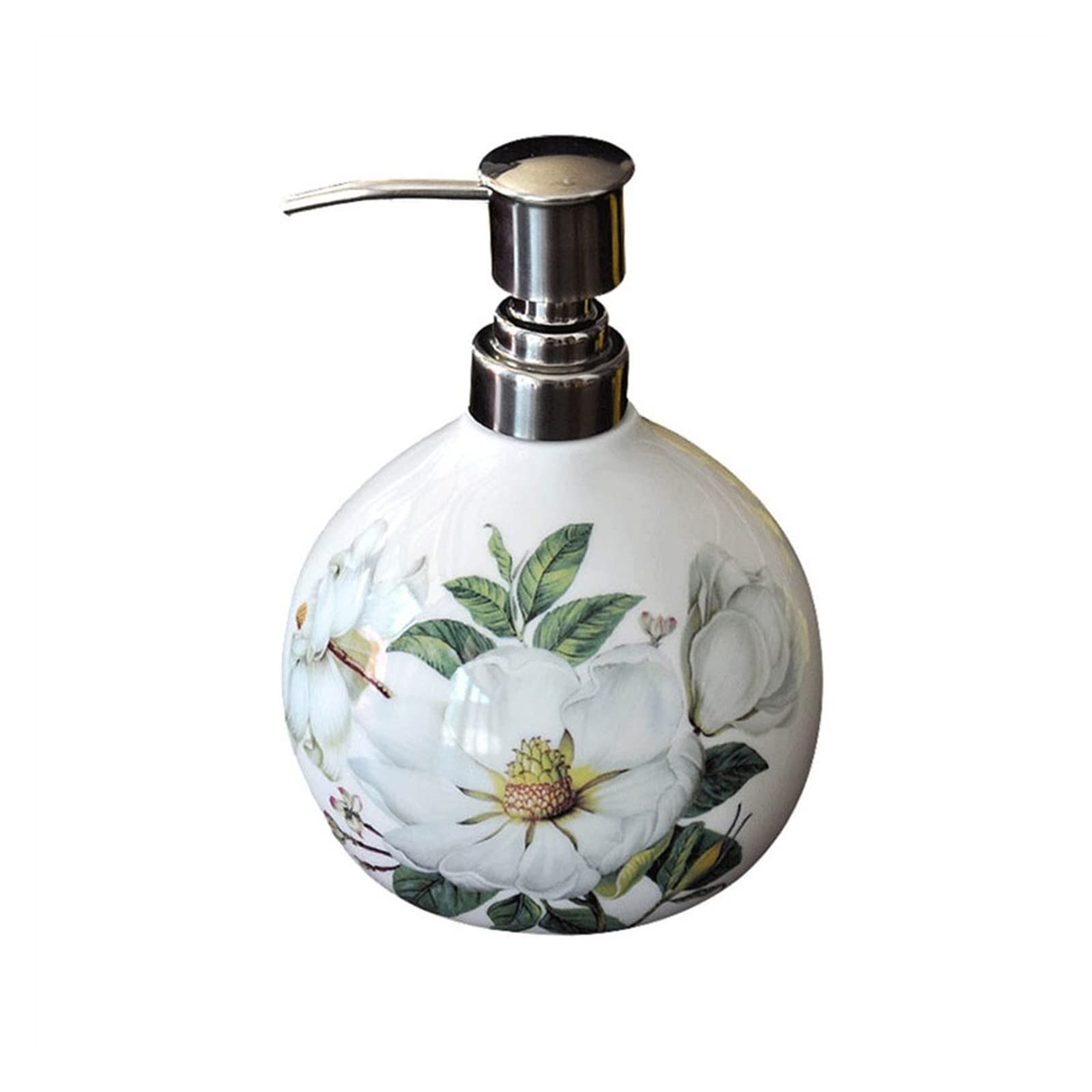 Dispenser per Doccia da 500 ml, Dispenser di Sapone in Ceramica, Stile retrò, a Pressione, flacone condiviso, Bagno, Lusso, Shampoo, Gel, lozione con Pompa
