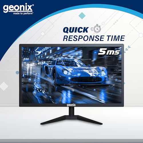 GEONIX PC Monitor (49.53 cm/19.5 Inch) | Display Output-VGA & HDMI | LED Display | Resolution 1600 x 900 | Power Consumption 21W(Max) | 3 Years Warranty view 2
