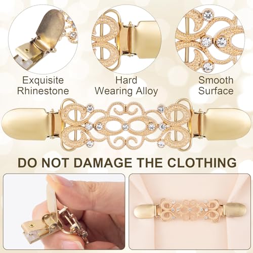 Image of Joez Wonderful Dress Clips Back Cinch, Vintage Waist Cincher Clip, Hat Dress Shirt Shawl Cardigan Clips for Women