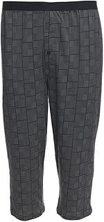 [SAKAZEN] ステテコ パンツ サランダー 吸水速乾 ストレッチ さらさら チェック柄 部屋着 前開き ルームパンツ パジャマ 春 夏 大きいサイズ メンズ