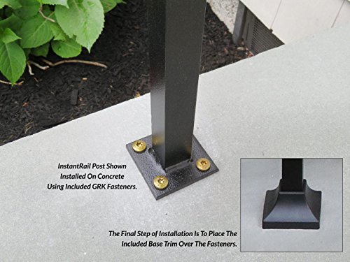 Instantrail 5-Step Adjustable Handrail (Black) #TOP5