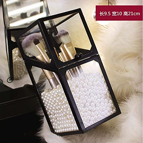 Acryl Makeup Organizer Cosmetische Houder Make-up Gereedschap Opslag Parels Box Borstel Accessoire Organisator Box met… - Image 3