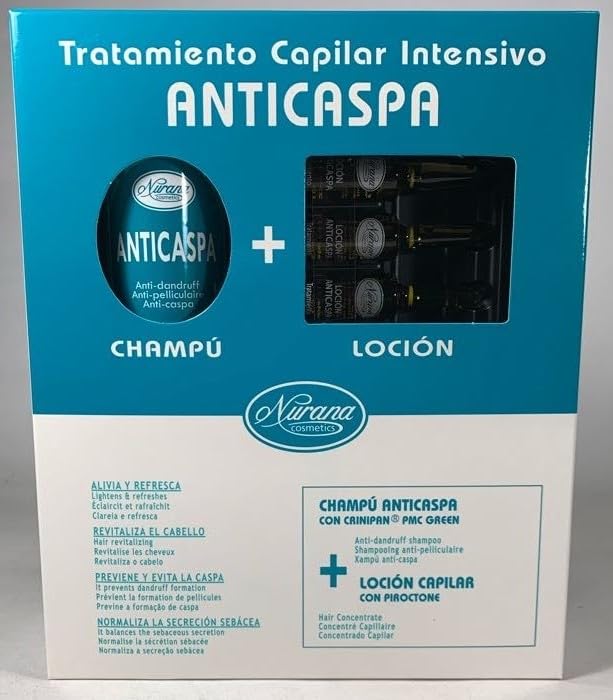Nurana - Tratamiento Capilar Intensivo Anticaspa- Champú y Ampollas