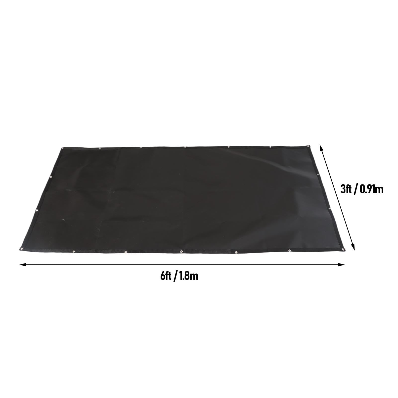 Estera térmica para Parrilla, esteras Debajo de la Parrilla, Protector de Valla de Parrilla de Fibra de Vidrio Resistente a la Lluvia e ignífugo, Protector de Cubierta de (3 * 6 pies)