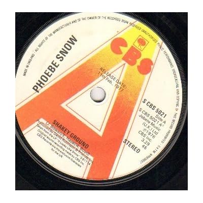 PHOEBE SNOW - SHAKEY GROUND - 7 inch vinyl / 45