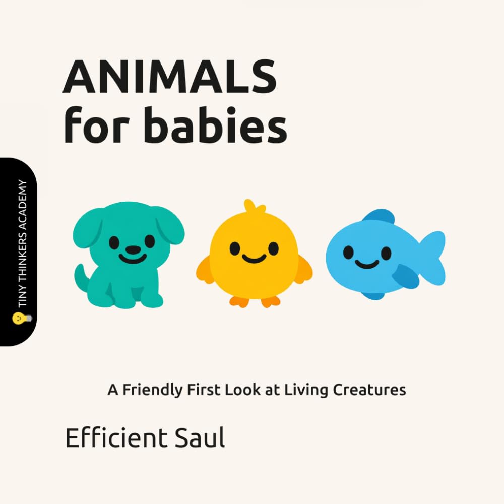 Animals for Babies (Tiny Thinkers Academy): A Friendly First Look at Living Creatures (Tiny Thinkers Academy - STEM for Babies)