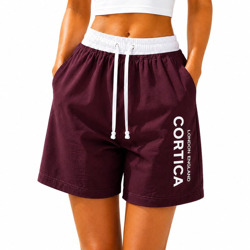 Premium Women Cotton Casual Shorts | Soft Mid-Rise Relaxed Fit Lounge & Summer Shorts | Stylish Homewear, Travel & Sports Wear | Pack of 1 | Random Color for MOQ Orders-image-1