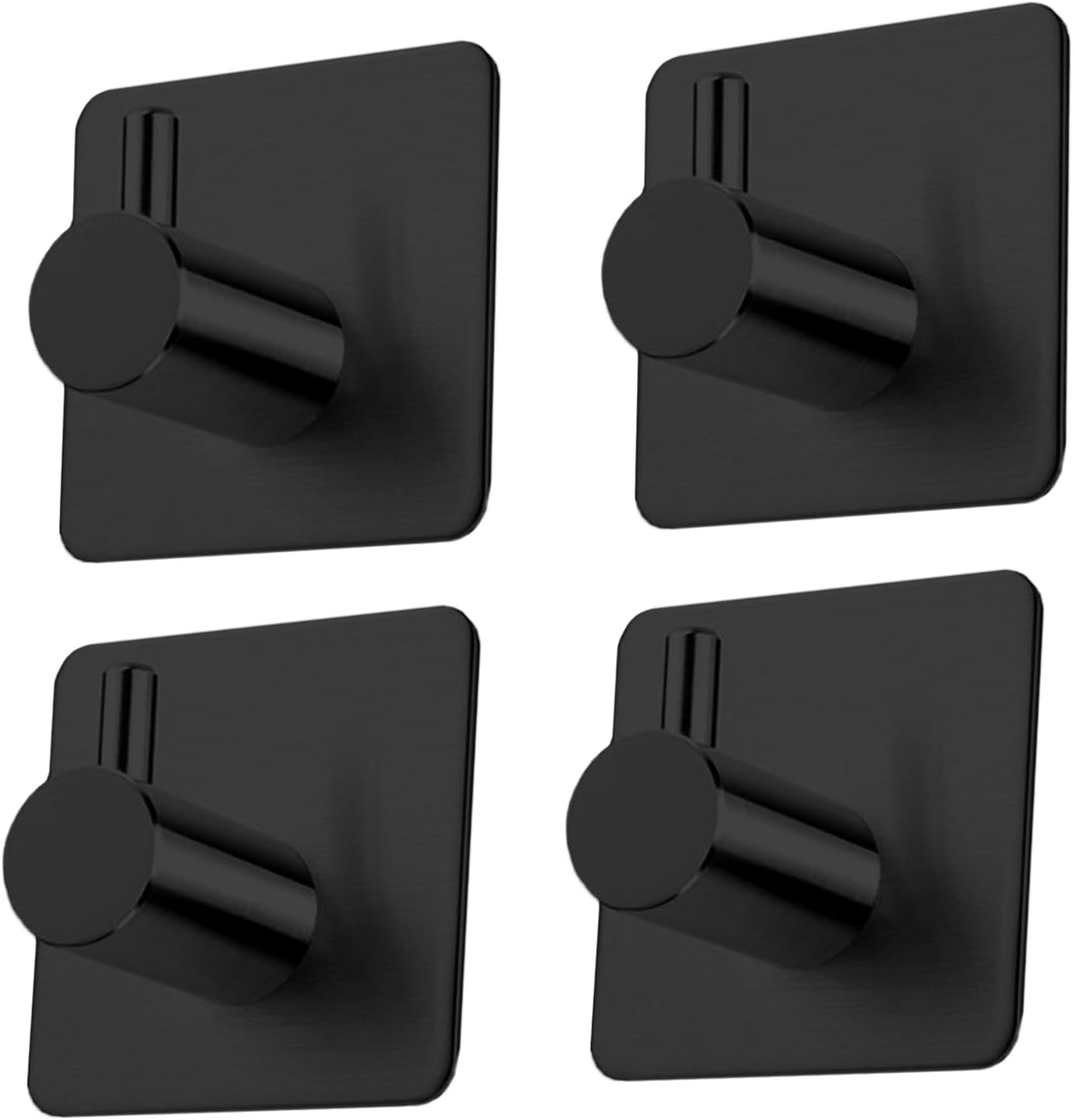 Self Adhesive Wall Hooks (Pack of 04) Durable 304 Stainless Steel Wall Hanging Hooks and the
