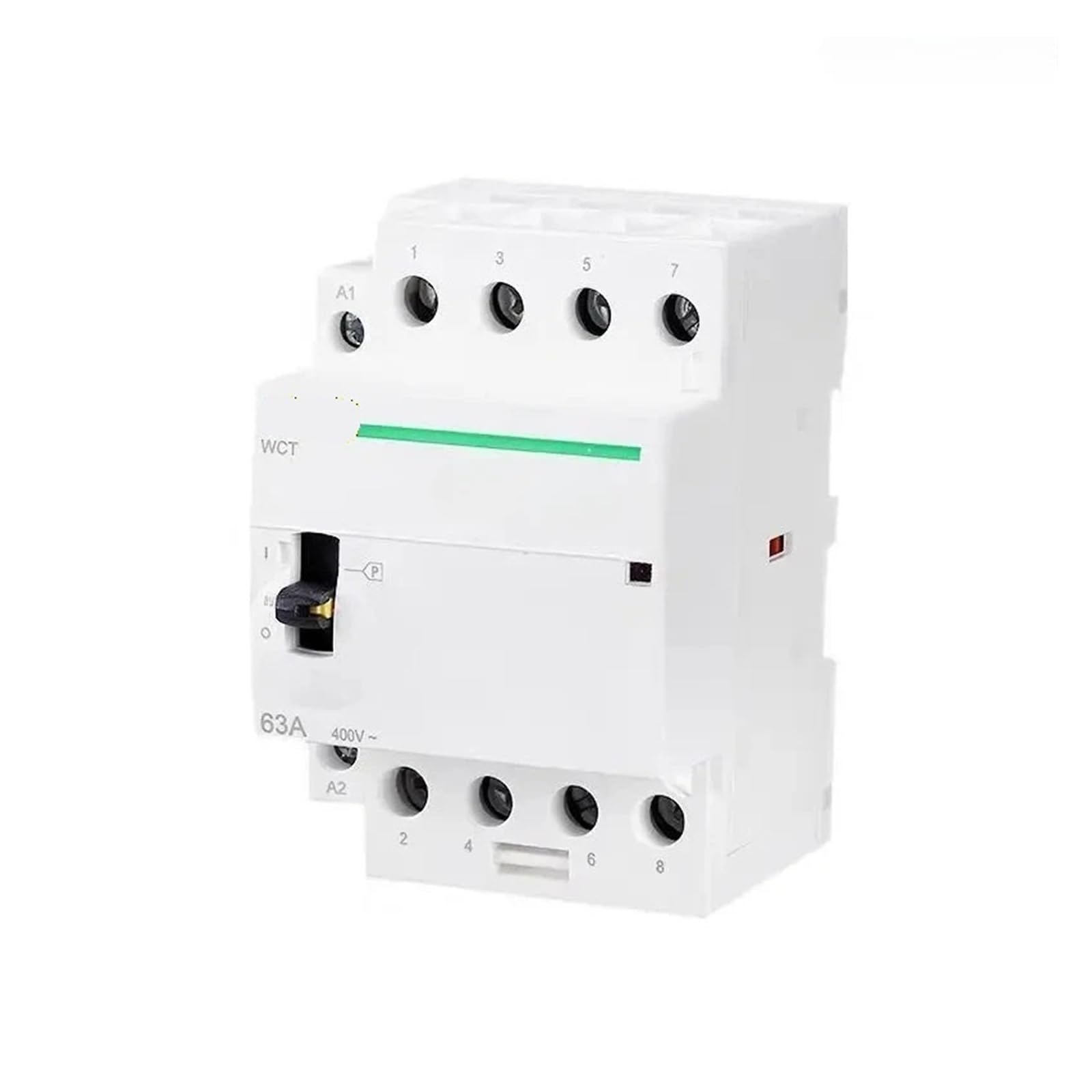 AC Contactor CDCH8S Three Single-phase 16A 20A 25A 32A 2P 4P Manual 220V 110V 24V With Handle Control Button NCH8 CJX2(25A,2NC,24V)
