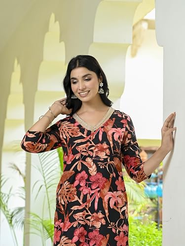 Image of ANNI DESIGNER Women Kurta with Palazzo