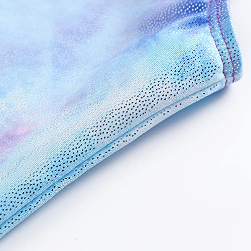 Image of HOZIY Gymnastics Leotards for Girls Unicorn Aurora Rainbow Mermaid Dinosaur Cupcake Sparkle Biketard Toddlers Kids Children