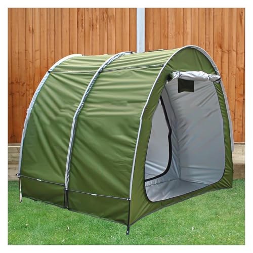 Fxiaobin 2 PCS Box Biciclette può Essere Giuntato Box Biciclette da Esterno Proteggi da Vento,Pioggia,Neve,Polvere Tettoie per Esterno Box Biciclette da Esterno,Green