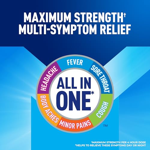 Mucinex Fast-Max Maximum Strength Cold & Flu All in One Caplets, 20ct - image 3