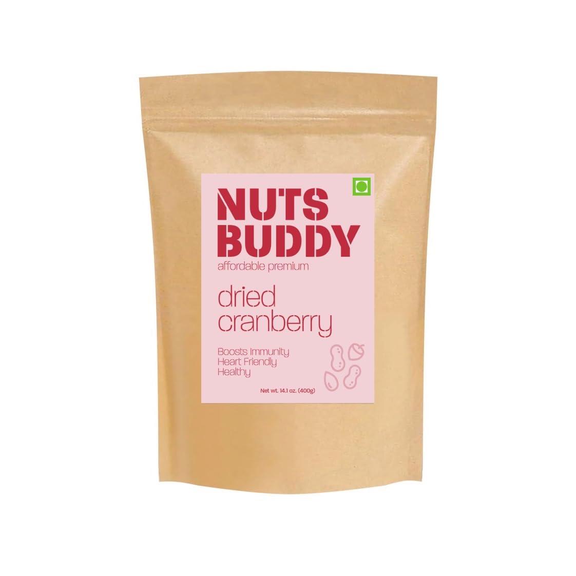 Nuts Buddy Premium American Cranberry 400g Pouch-image-22