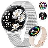 [Centre de communication et assistant Ai] Transformez votre montre connectée femme en véritable centre de communication avec la fonction d'appel Bluetooth intégrée : passez des appels, consultez l'historique, gérez vos contacts, et recevez instantanément notifications SMS, réseaux sociaux et applications sur cette montre connectée femme intelligente. Son assistant vocal réactif devient votre allié quotidien pour gérer alarmes, consulter la météo ou contacter vos proches – la montre connectée femme ultime qui simplifie votre vie connectée tout en restant élégante à votre poignet.