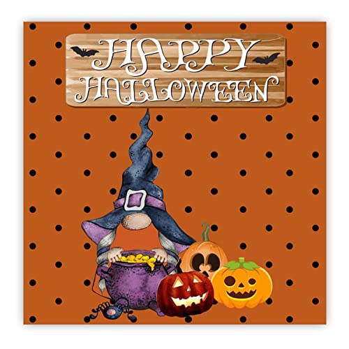 Panneau mural en bois Happy Halloween décoration intérieure salon chambre 40cm
