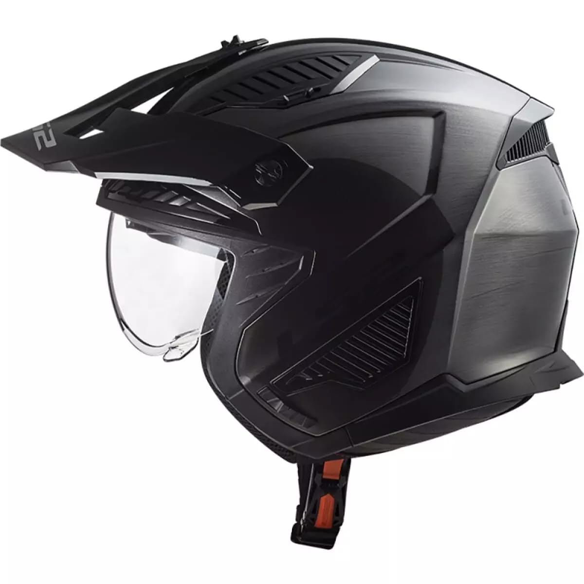 LS2, Casco jet modular moto DRIFTER Jeans titanium 2206, XL