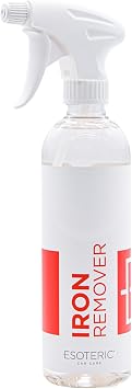 ESOTERIC Iron Remover Decontamination Spray, Easy to Use, Iron Remover Car Detailing Supplies, Activates Red, Less Odor, Removes Iron Brake Fallout, Perfect for Your Car Detailing Kit 16oz