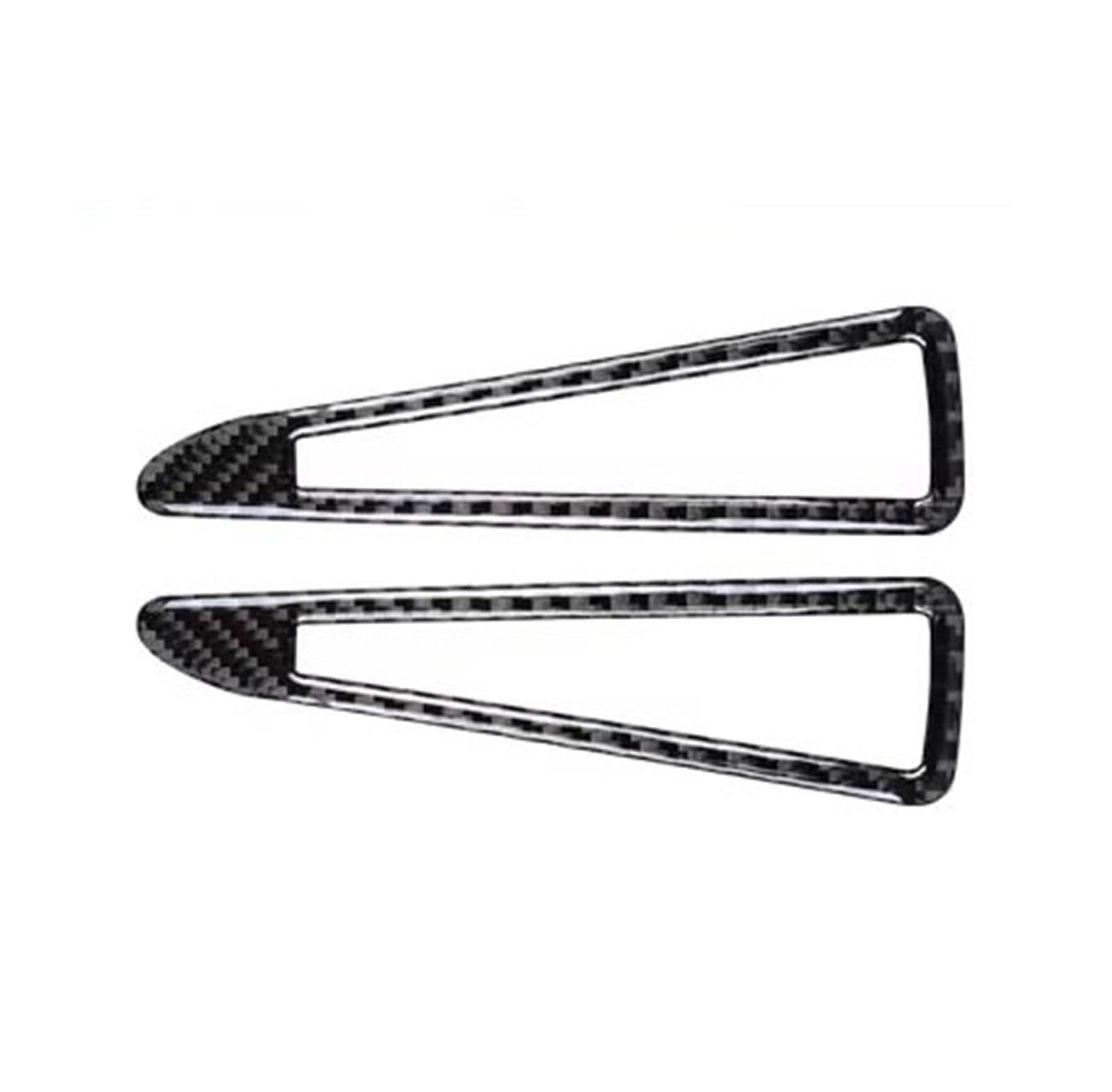 Trim Sticker Accessories Car Sticker RHD LHD Door Outlet Frame Accessories Interior Trim for A3 S3 8Y 2021 2022 2023 2024 Car Interior Decoration(Black Carbon)