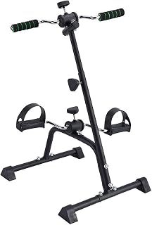 GZD Ejercitador de la Bici de la Mano del Brazo y la Rodilla de la Pierna Ajustable Vendedor Ambulante aparatos de Gimnasia para Mayores, Mayor Inicio Pedal de la Bicicleta estática para