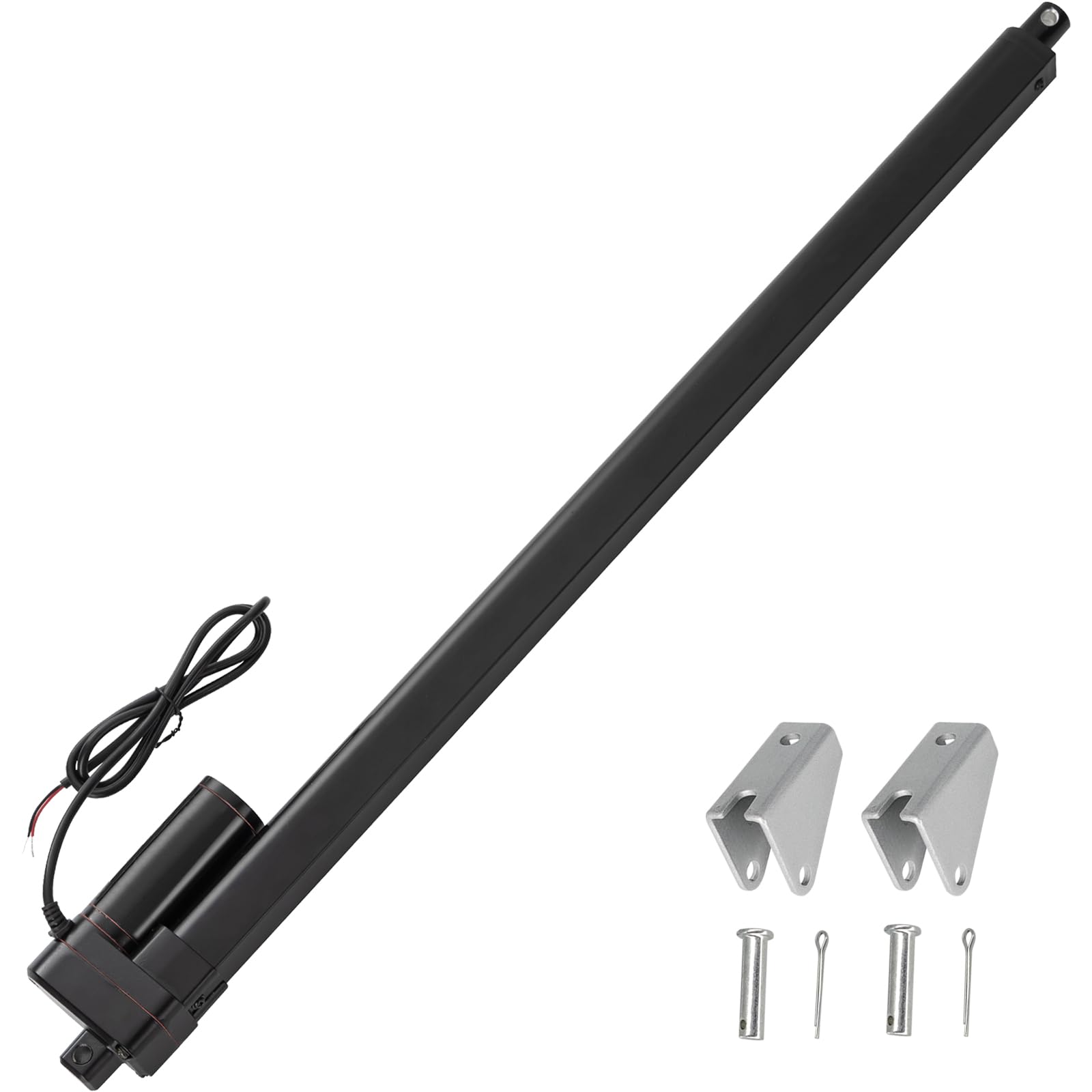 JQDML 30 Inch Stroke Linear Actuator 12V Heavy Duty 440lbs/2000N IP65 Waterproof Electric Actuator Speed 0.31"/sec with Mounting Brackets