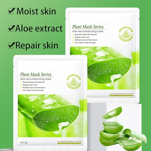 Skincare Gifts for Teenage Girls Aloe Vera Skin Care Sets & Kits for Women Gifts with Cleanser, Face Serum - Image 3