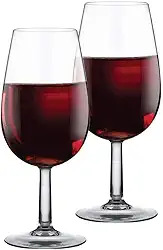Ruvolo, Jogo de Taça ISO, Taça de Vidro para Vinho 2 pcs, 210ml