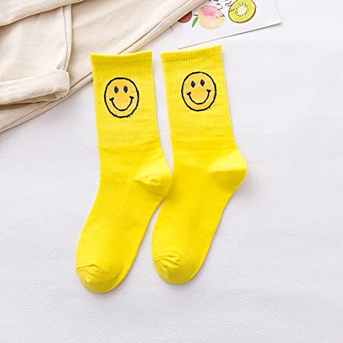 Generic unisex-adult Happy Smiling Face Crew Socks3