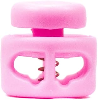 Cuerda de paracaídas de West Coast con doble barril de cuerda de bloqueo de cuerda de cuerda de cuerda – colores y paquete, 50 Pack, Rosado claro