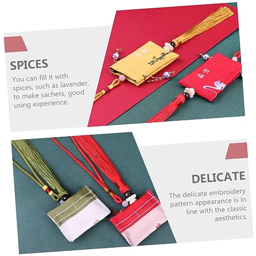 ORFOFE 6pcs Bolsitas Decorativas con Borlas para Auto y Hogar miniatura 2