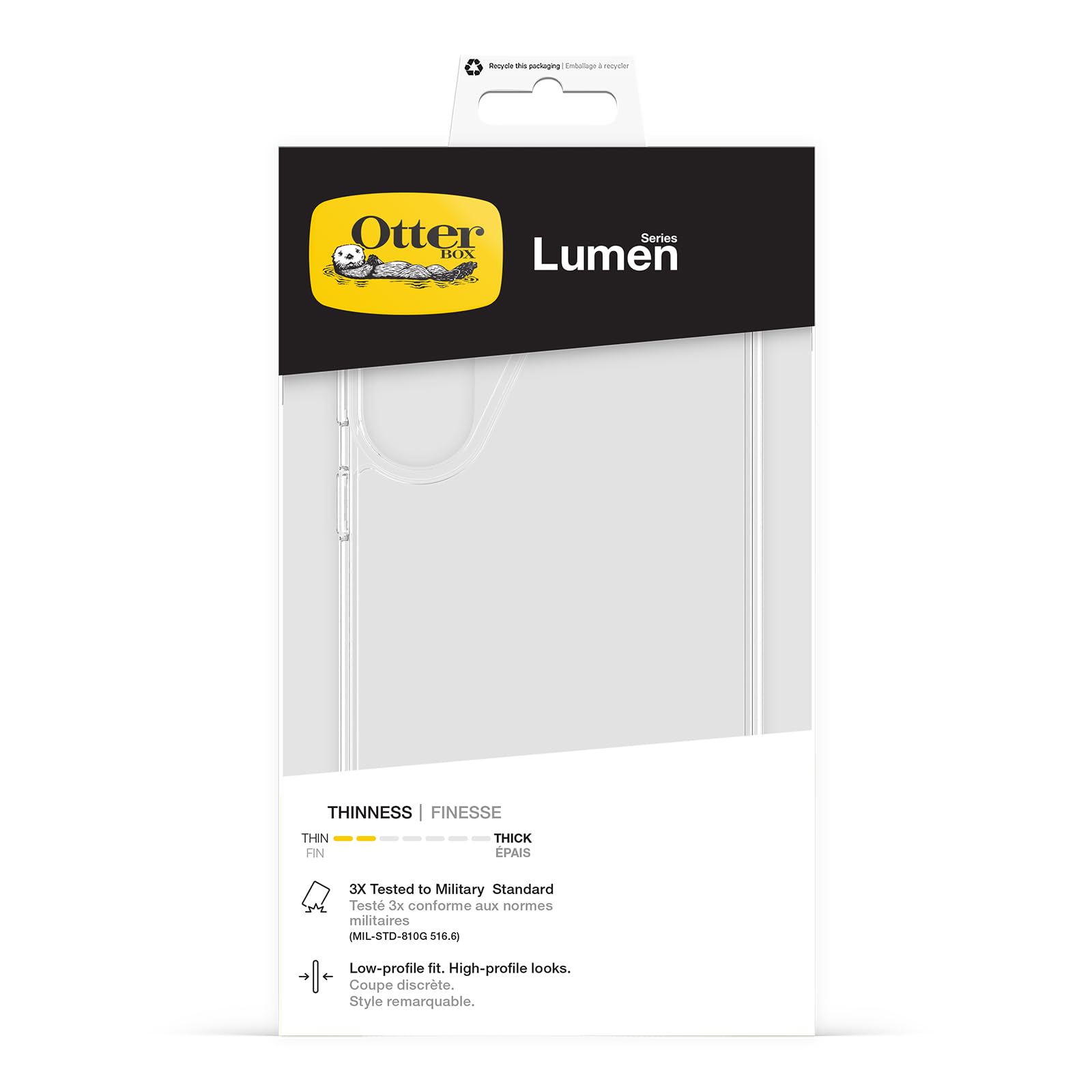 OtterBox Cover Lumen Clear, Galaxy S26 FE, Transparante