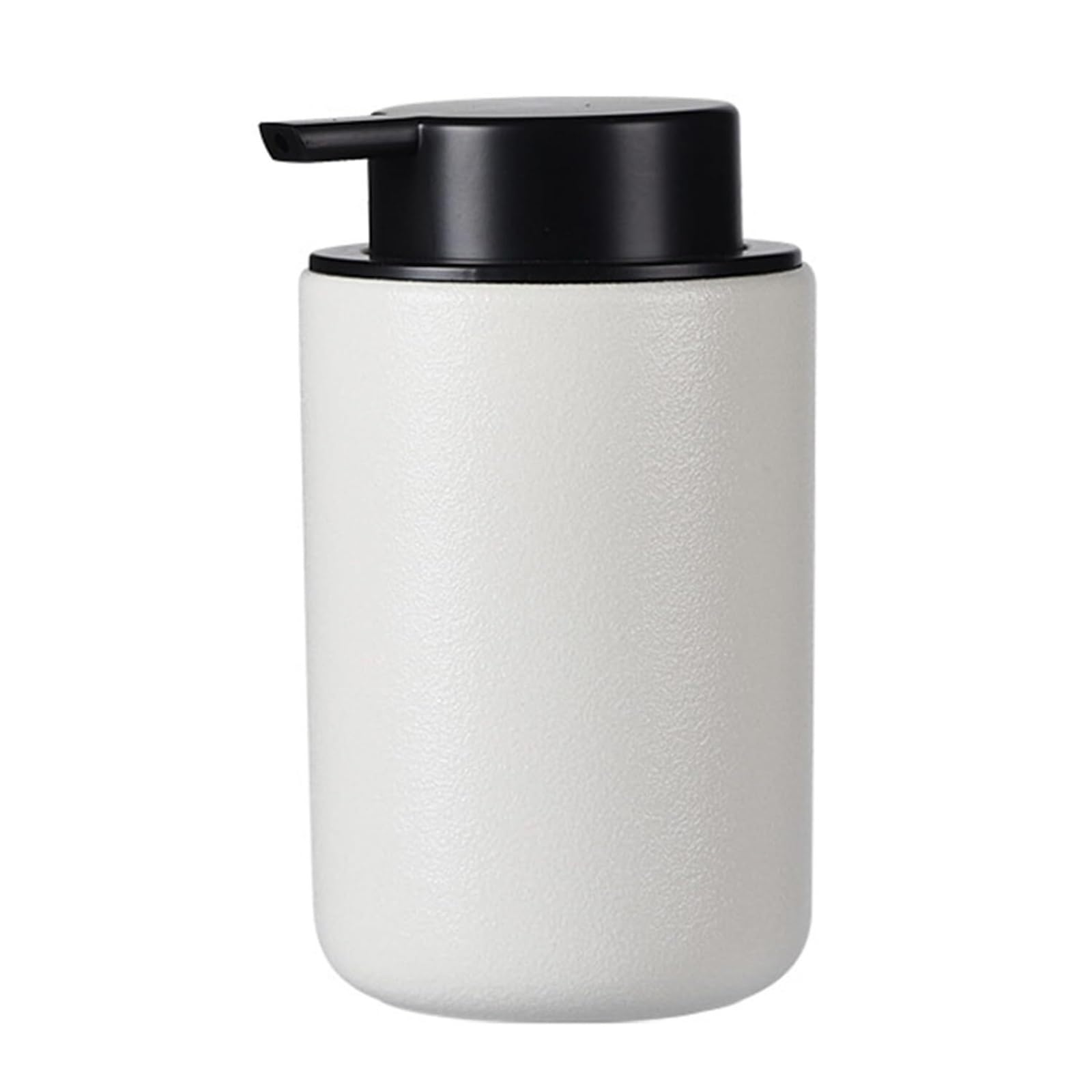 Qyleee White-A Hand Ceramic Foaming Bottles 350Ml Hand Foam With Pump For Barthroom Kitchen Dish For Bathroom(White-A)