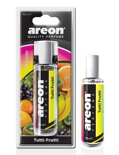 Areon CAR Perfume 35 ml I Car & Home Air Freshener Spray I Tutti Frutti Scent I (Pack of 2)