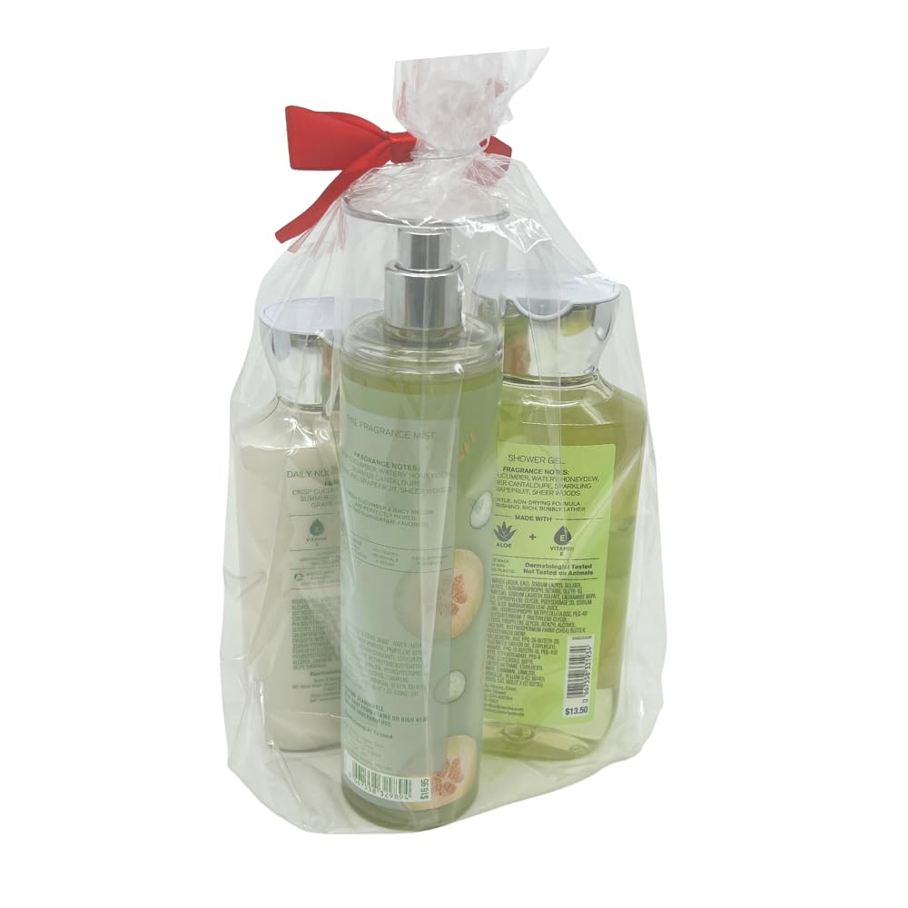 Amazon.com : Bath & Body Works CUCUMBER MELON 3-piece Gift Set