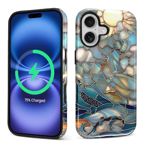 Coque iPhone 17 compatible MagSafe silicone brillant rigide protection complète soleil