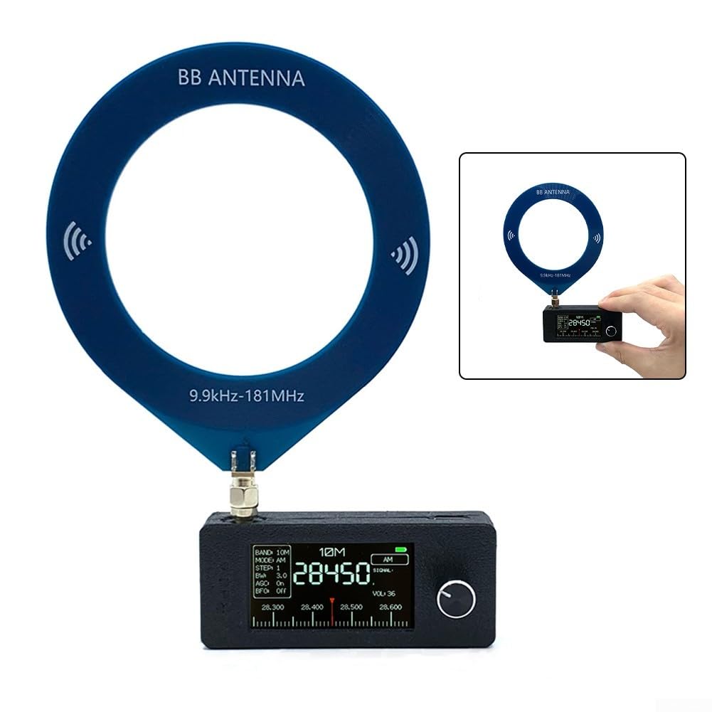 Radio SI4732, radio tascabile da 0,5-108 MHz, batteria da 800 mAh, ricevitore radio portatile a banda completa, per campeggio, escursionismo o uso quotidiano