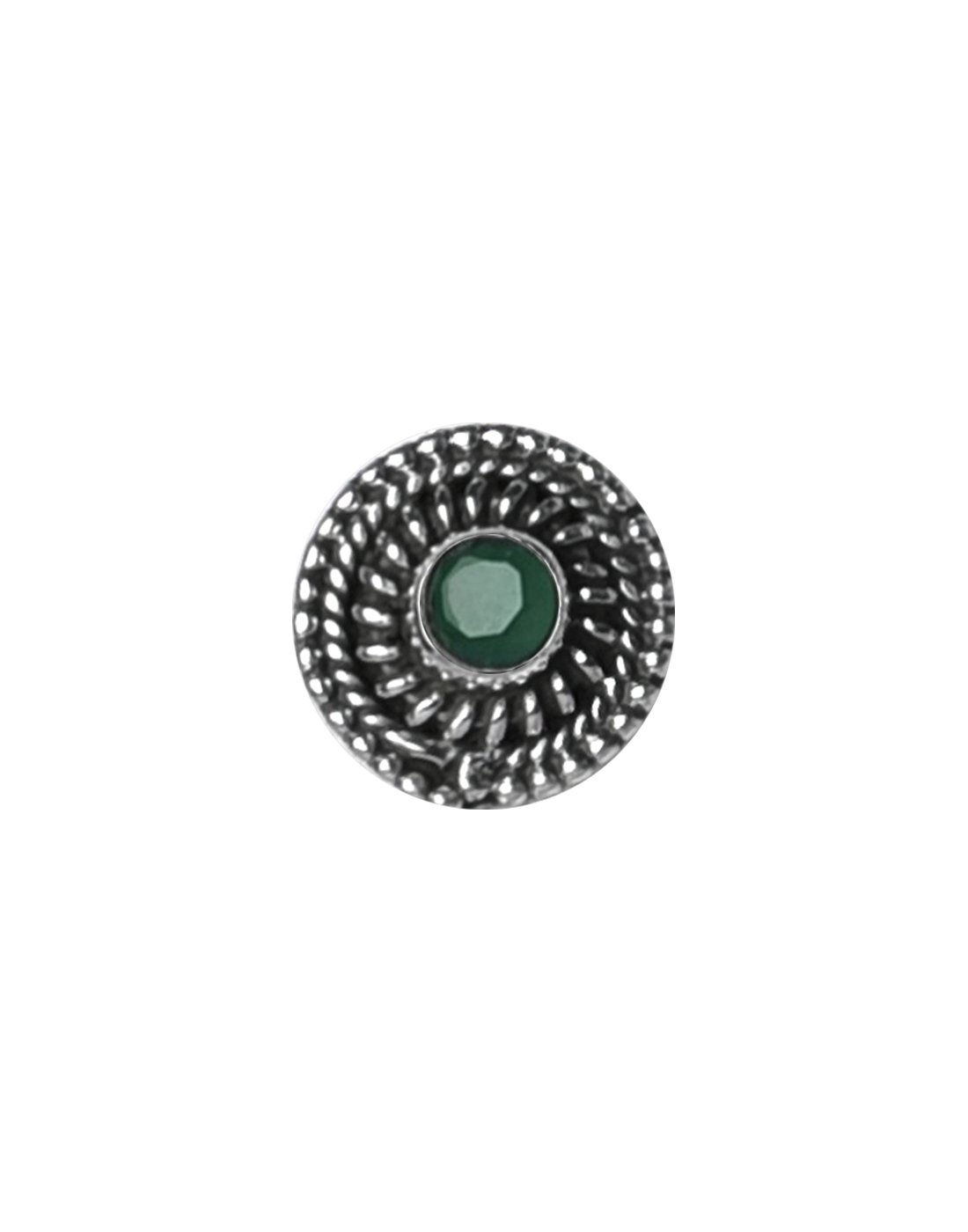 Abhooshan Pure Oxidized 92.5 Sterling Silver Trendy Nose Pin with Precious Stone for Women and Girls with Piercing.Gift for Wife Bhabhi Friend Sister Mother. (Emerald) (B078Q9XXGM) Amazon Price History, Amazon Price Tracker