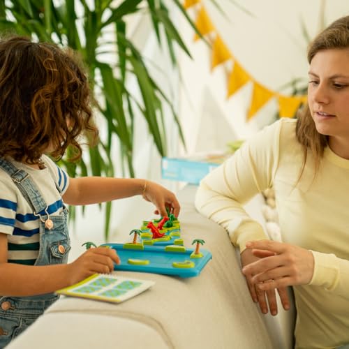 Smart Games - Dinosaurs Mystic Islands, Puzzle Game with 80 Challenges, 6+ Years, 24 x 24 x 6 cm (LxWxH)