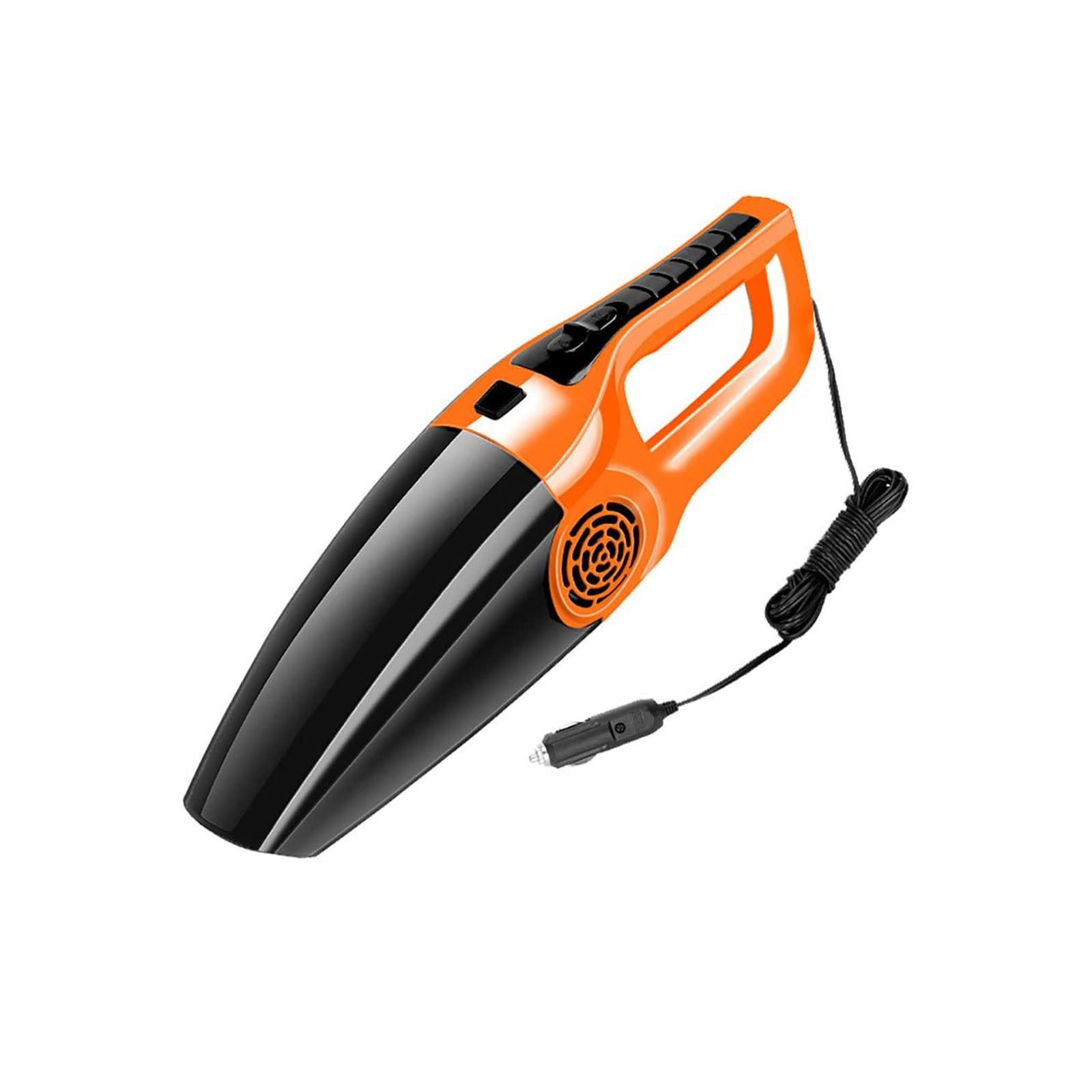 Mini aspirateur de voiture orange pour nettoyer les sièges et tapis après chaque voyage