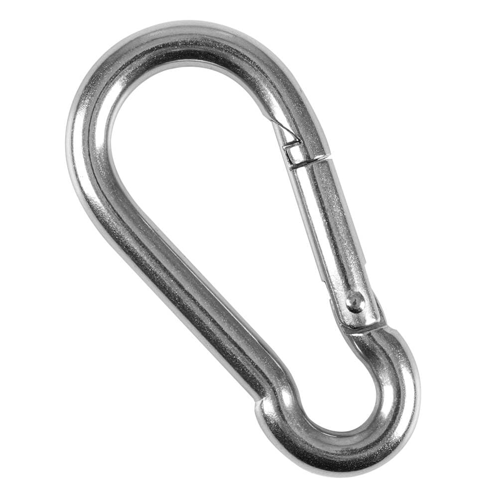 Karabinerhaken, RODO, Edelstahl, Ø 10 mm, 10 x 5 cm, 20 Stück, Art.-Nr. 612069