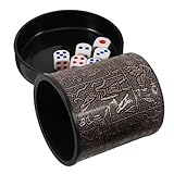 Gobelet à dés en plastique - gobelet à dés a une finition exquise, ce qui garantit praticabilité et durabilité, gobelet à dés