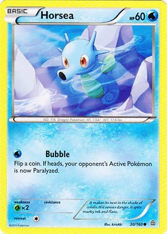 Pokemon - Horsea (30/160) - XY Primal Clash