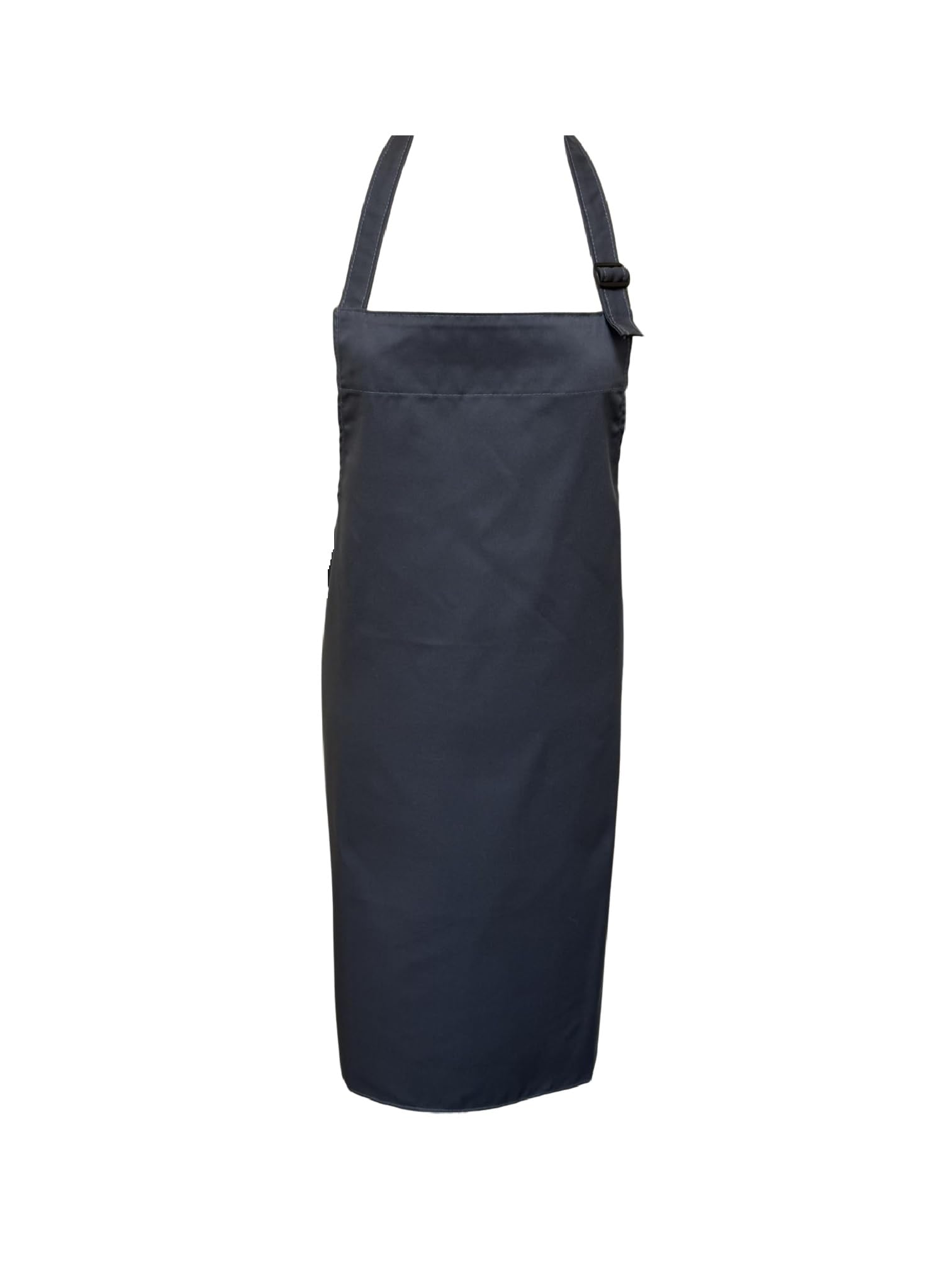 Classic Home Store Plain Full Bib Apron Polycotton Waiter Bistro BBQ Baking Pinny 34" x 27" Grey