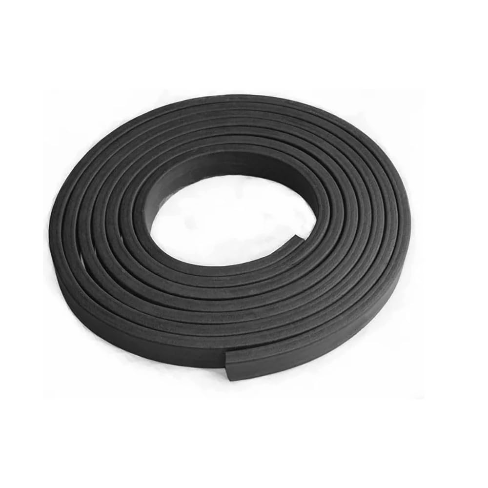 Guarnizione In Gomma for Porta Dell'armadio Da 5 M In Schiuma EPDM Nera | Schiuma a cellule chiuse, resistente compressione, -30 a 150°C, sigillatura quadri elettrici(20mmX12mm)
