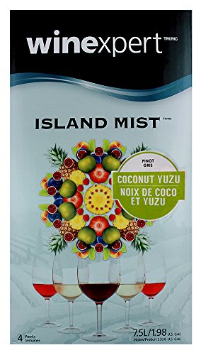 Island Mist Coconut Yuzu Pinot Gris Wine Ingredient Kit