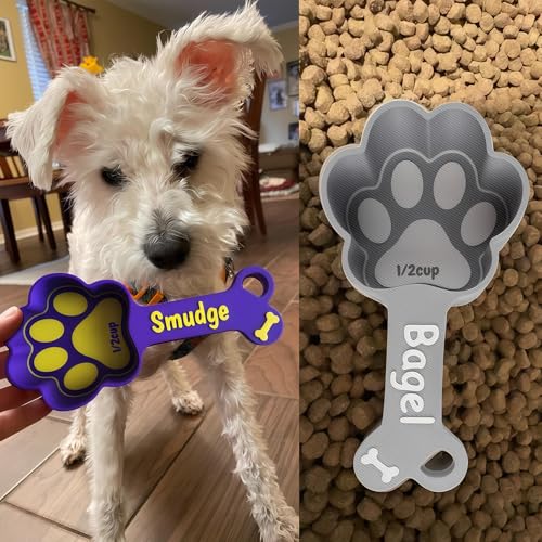 Cuchara personalizada para alimento de perro con nombre miniatura 5