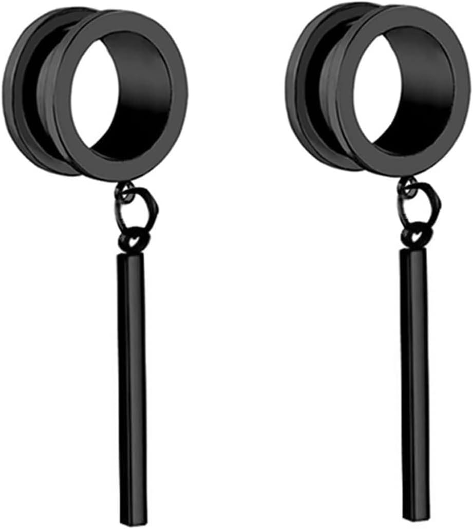 Calefee 6mm25mm Tunnel Oreille, Plug Ecarteur Oreille Acier inoxydable